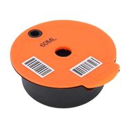 AMONIDA Capsula caffè Ricaricabile, Filtro per Cialde caffè Riutilizzabile, Capsula Lavabile in Lavastoviglie con Cucchiaio e Pennello, Ideale per Macchine da Compatibili (60 ml)