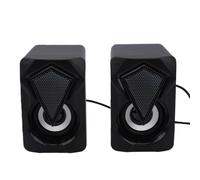 AMONIDA Casse USB da Scrivania con Suono HiFi e Design Compatto | Esperienza sonora coinvolgente, design compatto degli altoparlanti, plug and play, comodo controllo del volume,