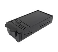 AMONIDA Cassetto Battifondi, Contenitore per Fondi di caffè in Acciaio Inossidabile con Design Staccabile e Piedini Antiscivolo, Ideale per Bar, Casa, e Ufficio, Grigio (BLACK)