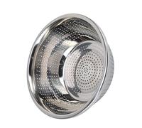 AMONIDA Cestello per il Lavaggio delle Verdure dello Scolapasta in Acciaio Inossidabile Facile da Pulire per il Drenaggio Domestico Argento 1 unità (28CM)