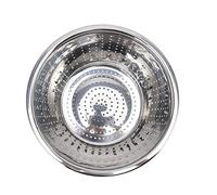 AMONIDA Cestello per il Lavaggio delle Verdure dello Scolapasta in Acciaio Inossidabile Facile da Pulire per il Drenaggio Domestico Argento 1 unità (24 cm)