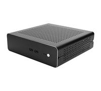 AMONIDA Chassis HTPC in Alluminio MiniITX per Computer desktop. Il Design Silenzioso Supporta L'installazione Orizzontale e Verticale, Ideale per i Soggiorni (USB2.0)