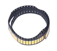 AMONIDA Chip LED Bianco Caldo da 200 Pezzi per Illuminazione Brillante in Plafoniere Domestiche, Chip di Luce a Diodi SMD 6V 1W, Dimensioni Compatte 6,0 Mm