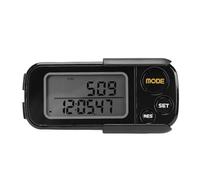 AMONIDA Contapassi 3D, Contapassi Accurato, con Ampio Display LCD e Memoria di 30 Giorni, Ideale per Distanza Percorsa, Miglia, Km, Contacalorie e Monitoraggio del Tempo di Allenamento Quotidiano