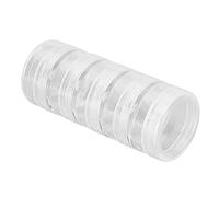 AMONIDA Contenitore per Componenti dell'Orologio, Contenitore per Parti di Orologi Trasparente Impilabile Portatile da 1,5 Pollici Riutilizzabile Perline a 5 Strati per Orologiaio