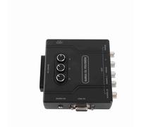 AMONIDA Convertitore Componente RGBS VGA SCART a YPBPR di Alta qualità per Schermo di Gioco Chiaro e Vivido per N64, Cavo USB