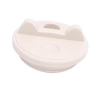 AMONIDA Coperchio della Tazza del Bicchiere in Silicone a Prova di Perdite, Design Multifunzionale a Forma di Orecchio di Gatto per Contenitori per Bevande da 40 Once (Nudo)