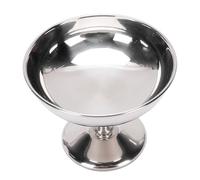 AMONIDA Coppa per Gelato in Acciaio Inossidabile, Ciotola per Dessert, Tazza per Caramelle con Piede per Gelato, Budino, Yogurt, Macedonia di Frutta, Piatto da Portata Dal Design Elegante, Ideale
