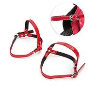 AMONIDA Coppia di Lacci Antiallentati con Tacco Alto Accessori Durevoli e Alla Moda per Camminare Comodamente Rosso (rosso)