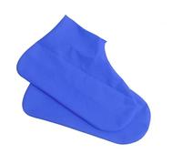 AMONIDA Copriscarpe Impermeabili, Antiscivolo Durevoli per Esterno (BLUE) | Materiale in lattice addensato, design portatile, vestibilità comoda, adatto per i viaggi, leggero