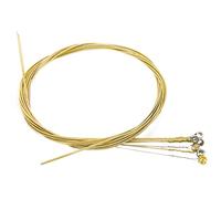 AMONIDA Corde di Ricambio per Chitarra Antiruggine, Acciaio Leggero e Resistente, 1 Set per Musicisti (corde di ottone)