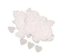 AMONIDA Coriandoli a Cuore D'amore Simpatici Coriandoli a Cuore Bianco per Decorazioni per Feste di Matrimonio Realizzati in Carta Ecologica, 8 Confezioni