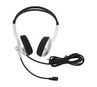 AMONIDA Cuffie Aziendali con Microfono Design Ergonomico con Cancellazione del Rumore per il Servizio clienti. Utilizza un Connettore da 3,5 Mm