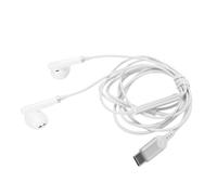 AMONIDA Cuffie Cablate Tipo C Ad Alta Fedeltà (WHITE) | Driver da 12 mm, compatibile con IOS 15 16, controlli microfono flessibili, chiarezza avanzata, materiali di alta qualità