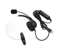 AMONIDA Cuffie USB con Cancellazione del Rumore con Microfono per Chiamate Chiare e Riunioni Online, Perfette per Call Center, Plug and Play