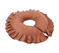 AMONIDA Cuscino per il Collo a Forma di U Cuscino di Supporto Ergonomico e di Peluche per Salone di Bellezza e Viaggi, Materiale Ad Alta densità, 1 Pezzo (Caffè)