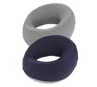 AMONIDA Cuscino per il Viso per Massaggi nel Salone di Bellezza Design Ergonomico per un Supporto Rilassante nel Lettino Spa Grigio e Blu Scuro 2 Pezzi