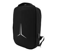 AMONIDA Custodia da Viaggio per Satellite Resistente All'acqua con Porta di Ricarica USB per Mini Parabola e Zaino per Riporre L'attrezzatura 44x32x13 Cm (BLACK)