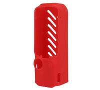AMONIDA Custodia in Silicone per Action Camera Pocket 3, Resistente Custodia Protettiva Antigraffio con Design per la Dissipazione del Calore per Avventure All'aria Aperta (rosso)