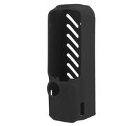 AMONIDA Custodia in Silicone per Action Camera Pocket 3, Resistente Custodia Protettiva Antigraffio con Design per la Dissipazione del Calore per Avventure All'aria Aperta (BLACK)