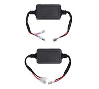 AMONIDA Decodificatore per Fari a LED Decodificatore Senza Errori Anti-sfarfallio per Veicoli GM, 2 Cancellatori di Avvertimento LED H1 H3, Adatti per Uso Personale e Commerciale