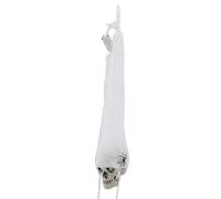 AMONIDA Decorazione a Forma di Teschio a LED da Appendere, Vivido e Spaventoso, per Feste di Halloween in Interni Ed Esterni e in Plastica per la Casa, 1 unità (Digitare un)