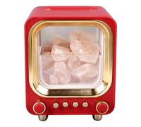 AMONIDA Diffusore di Oli Essenziali da 160 Ml Diffusore di Aromi Umidificatore Alla Moda per il Relax Domestico Altoparlante Bluetooth PVC 5.0 (rosso)
