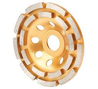 AMONIDA Disco Diamantato da 115 Mm con Design a Doppia Rimozione Uniforme dei Trucioli e una Lunga Durata, Adatto per Smerigliatrici Angolari, Ideale per la Levigatura di Pietra e Asfalto (115 mm)