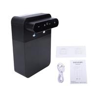 AMONIDA Dispenser Automatico di Sapone Touchless Doppio Sensore 9 Livelli Ricaricabile capacità 400 Ml per Bagno (Schiuma liquida destra sinistra)