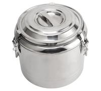 AMONIDA Dispenser per Bevande Isolato in Acciaio Inossidabile, Dispenser per Bevande da 30 Litri con Anello di Tenuta in Silicone Efficiente Tecnologia di Isolamento in Schiuma PU per (30L)