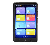 AMONIDA Dispositivo Vocale Portatile Smart Translator con Schermo IPS da 4 Pollici per L'apprendimento e la Comunicazione in Viaggio (BLACK)