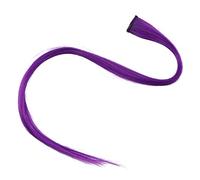 AMONIDA Estensioni dei Capelli Colorati per uno Styling Facile con Riflessi Clip-in per Ragazze Party Cosplay Parrucchino Sintetico Lungo 55 Cm (PURPLE)