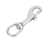 AMONIDA Gancio a Scatto con Occhiello Girevole in Acciaio Inossidabile | Durevole, facile da trasportare, design leggero, ottimo per catene per animali domestici, perfetto per le immersioni