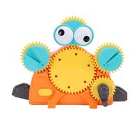 AMONIDA Gears STEM Toys, Blocchi Educativi per Bambini con Set di Ingranaggi Elettrici Ad Incastro per L'apprendimento di Ingegneria e Meccanica, Adatti dai 3 Ai 6 Anni