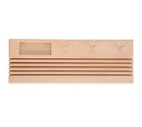AMONIDA Grande Righello per Quilting in Faggio, Supporto per Bobine, Organizer per Cucito, 14,2x5,1x0,8 Pollici, Strumento Fai da Te