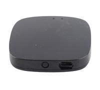 AMONIDA Hub di Controllo Stabile Wireless Smart per Dispositivi 2.0 per Casa Intelligente, Installazione Semplice, App e Controllo Vocale per la Sicurezza, Materiale ABS (BLACK)