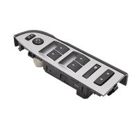 AMONIDA Interruttore di Controllo Finestrino Anteriore Lato Conducente, Sostituzione Interruttore Alzacristallo Elettrico Principale, con Cornice Nera con Aderenza, Ideale per 1500, 2500, 3500