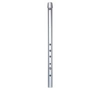 AMONIDA Irish Whistle Tin Penny Whistle - Classico Strumento Musicale a Fiato con Flauto a 6 Fori per Principianti Ed Esperti - Chiave di Re, Lega di Alluminio, 11,53" (Chiave di C)