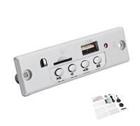 AMONIDA Kit Altoparlante Bluetooth Fai-da-te Amplificatore Ad Alta fedeltà per L'intrattenimento Domestico Acrilico + Metallo 6Wx2 Telecomando Luce di Controllo Vocale (Lampada ad acqua corrente a