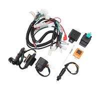 AMONIDA Kit Cablaggio Avviamento Motore 12V, Cablaggio Avviamento Motore, Gruppo di Ricambio con Coppia Elevata, Ideale per CT70 1969, 1982, 1991, 1994