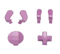 AMONIDA Kit di Parti di Ricambio per Levette in Metallo per Controller One Serie 2, Joystick e Paddle Durevoli per Giocatori, Facile da Installare, Include 6 Joystick in Metallo e 4 Paddle (PURPLE)