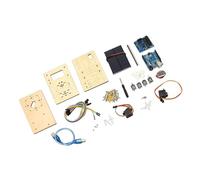 AMONIDA Kit di Tracciamento Solare, Inseguitore Solare in Legno Fai-da-te STEM Learning, Giocattolo Educativo Pratico con Scheda di Sviluppo, Ideale per Bambini, Casa e Scuola