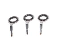 AMONIDA Kit Riparazione Guide Canna da Pesca, Guide in Acciaio Inossidabile | Resistente, ideale per la pesca dalla barca, profilo leggero, resistente alla ruggine, interno liscio