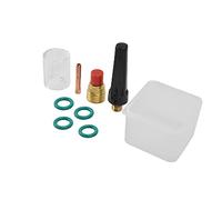 AMONIDA Kit Torcia per Saldatura TIG, Durevole e Resistente Al Calore, Accessori da 8 Pezzi per Pistola per Saldatura WP-9/20/25, Materiale in Rame, Ideale per la Ad di Argon