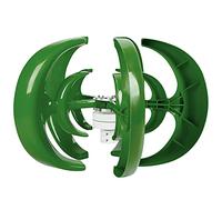 AMONIDA Kit Turbina Eolica Ad Assi Verticali da 800 W Design Efficiente della Lanterna per la Ricarica della Terrazza della Cabina della Barca Acciaio Legato + Plastica (48V)