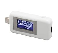 AMONIDA KWS 1802C Tipo C Misuratore di Potenza Corrente Tensione Tester USB Compatto per Laboratori 0-5.1A 4-30V Multimetro Digitale 1 unità