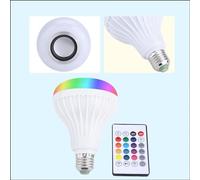 AMONIDA Lampadina RGB con Telecomando, Attacco E27 | Connettività Bluetooth wireless, efficienza energetica, luce soffusa