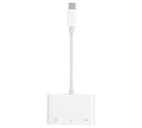 AMONIDA Lettore di Schede da USB C a SD TF, Adattatore per Schede di Memoria Ad Alta velocità per Dispositivi IOS, con Funzione Hot Plug, Nessuna APP Necessaria, Design Portatile