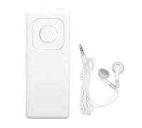 AMONIDA Lettore MP3 con Memoria Espandibile da 64GB (WHITE) | Design compatto, lunga durata della batteria, qualità del suono senza perdite, portatile per i viaggi
