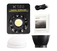 AMONIDA Luce per Videocamera LED Bicolore da 100 W, Dimensioni Palmari, con Precisione dei Colori Realistica per Ritratti e Creazione di Contenuti Cinematografici ABS/vetro 5 X 3,7 X 1,3 Pollici